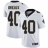 Nike New Orleans Saints #40 Delvin Breaux White NFL Vapor Untouchable Limited Jersey,baseball caps,new era cap wholesale,wholesale hats